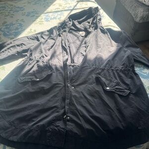 Old Navy Men's Black Raincoat
